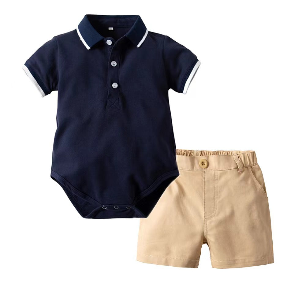 Conjunto Polo e Bermuda Infantil